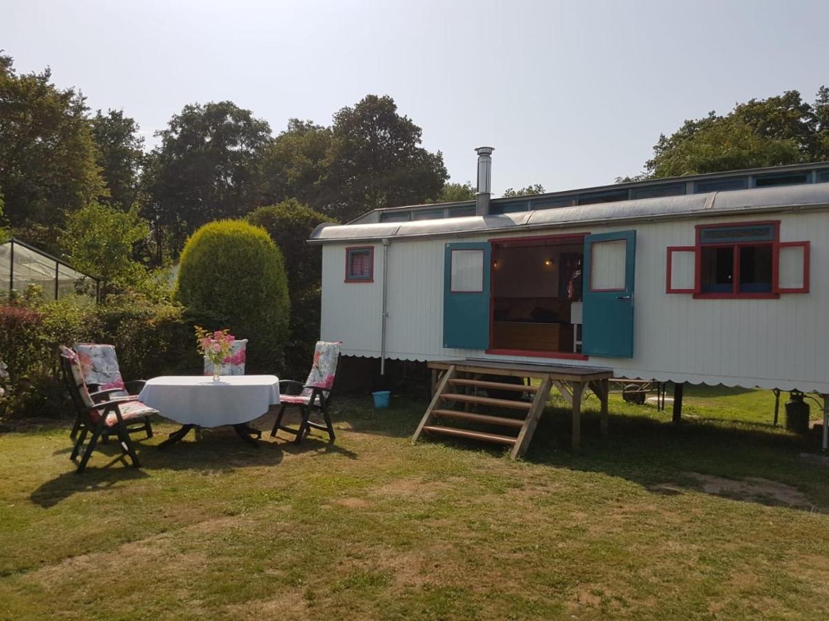 Gezellig Pipowagen In Oostvoorne Villa Exterior photo